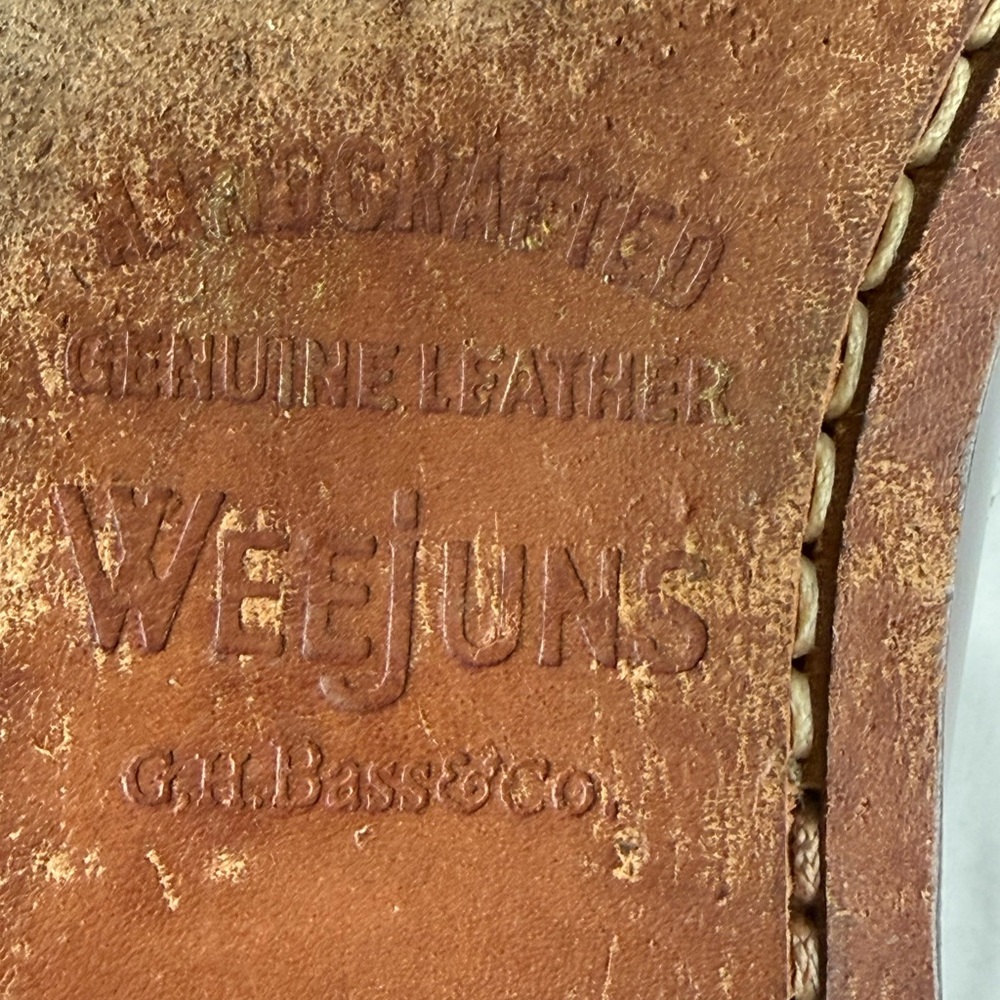 G.H. Bass & Co. Burgundy Leather Penny Loafers - Picture 10 of 16